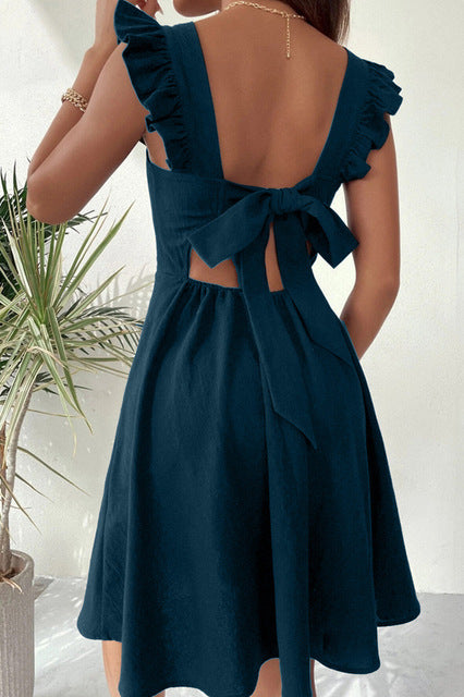 Romina | Mini-Kleid mit Rüschen