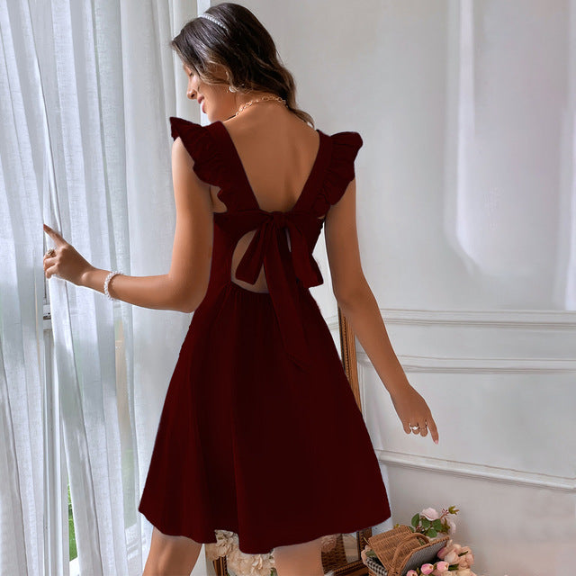 Romina | Mini-Kleid mit Rüschen