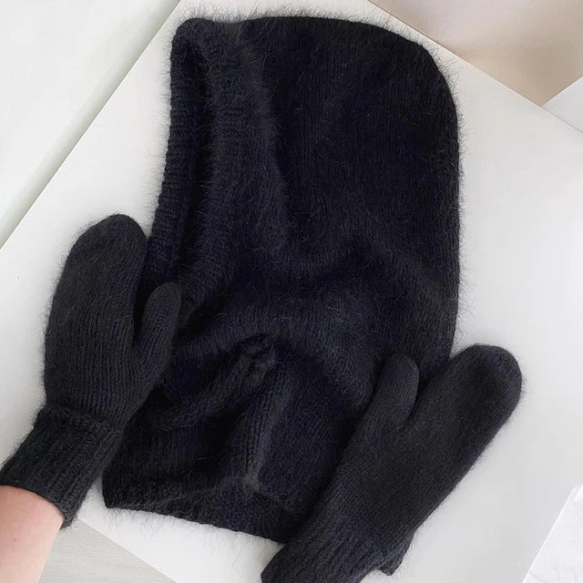 Beau - Damen-Kapuzenmütze aus Kaschmir