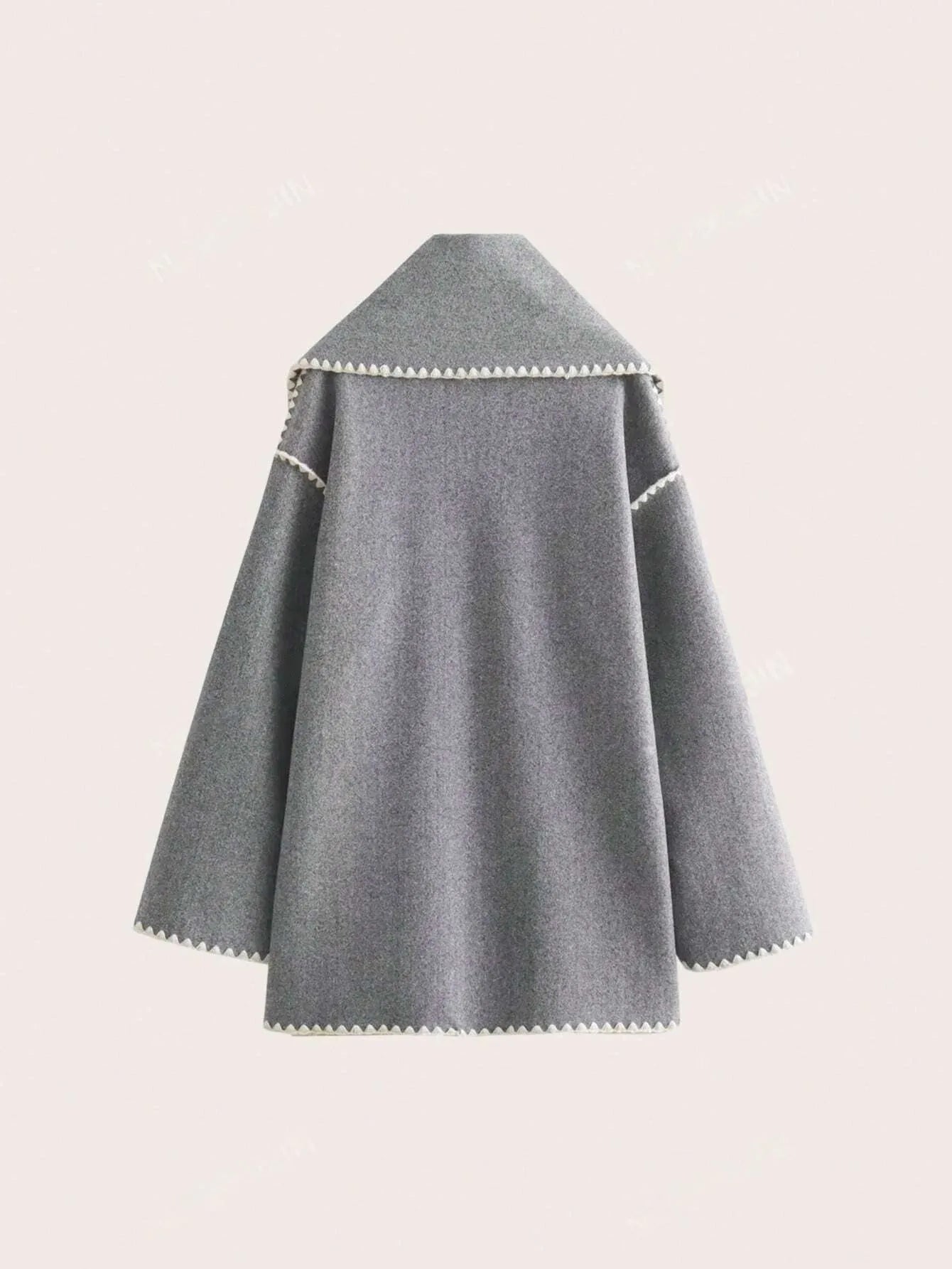 Frauen Winterjacken Set: Stilvolle Jacke mit Schal für Herbst/Winter