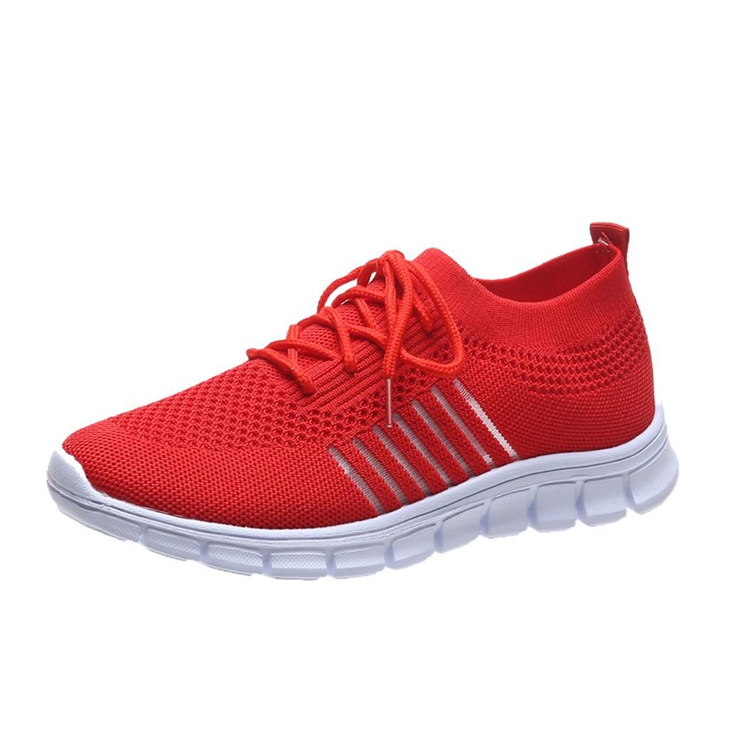 Amanda Slip-On atmungsaktiver Fly Woven Laufschuh
