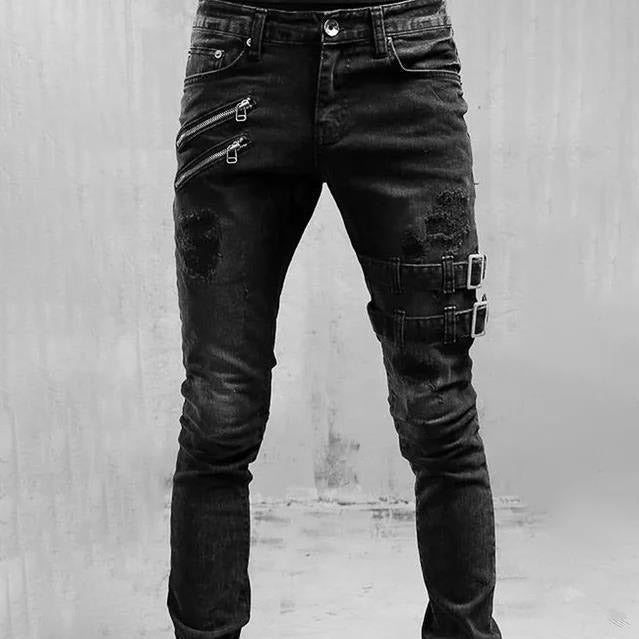 Ronaldo - Gothic Schnallenjeans