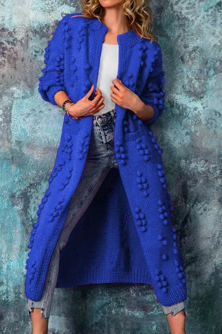 Cecilie - elegante farbige strickjacke für damen