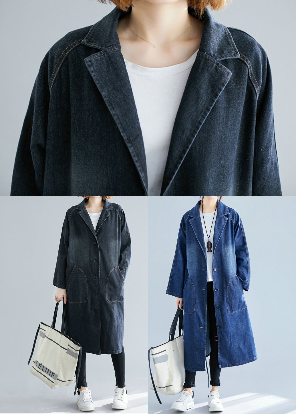 Anmutige Trendsetterin im Wintermantel - Eleganz