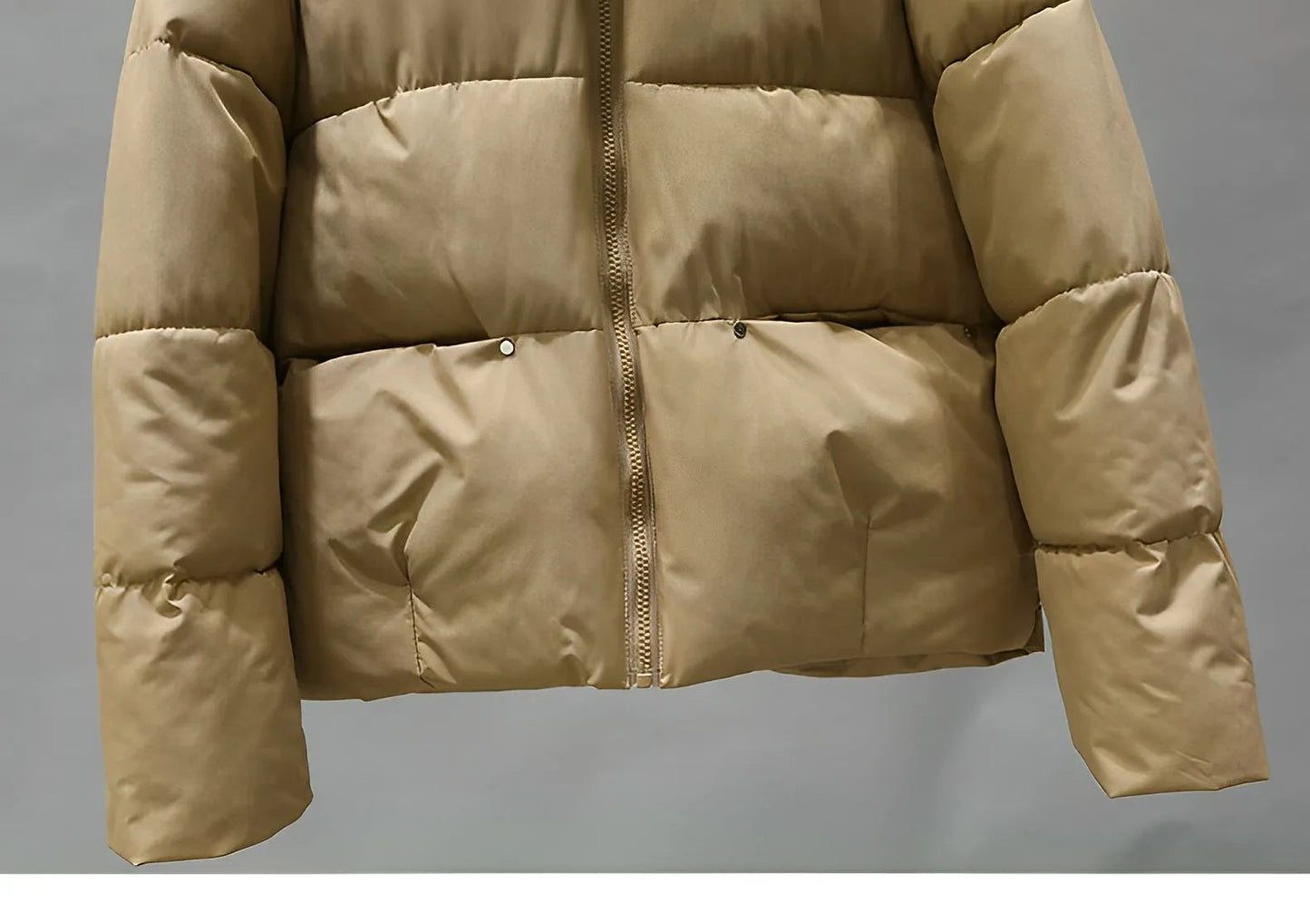 Warmer Frauen-Wintermantel 2024: Eleganter Puffermantel Trend