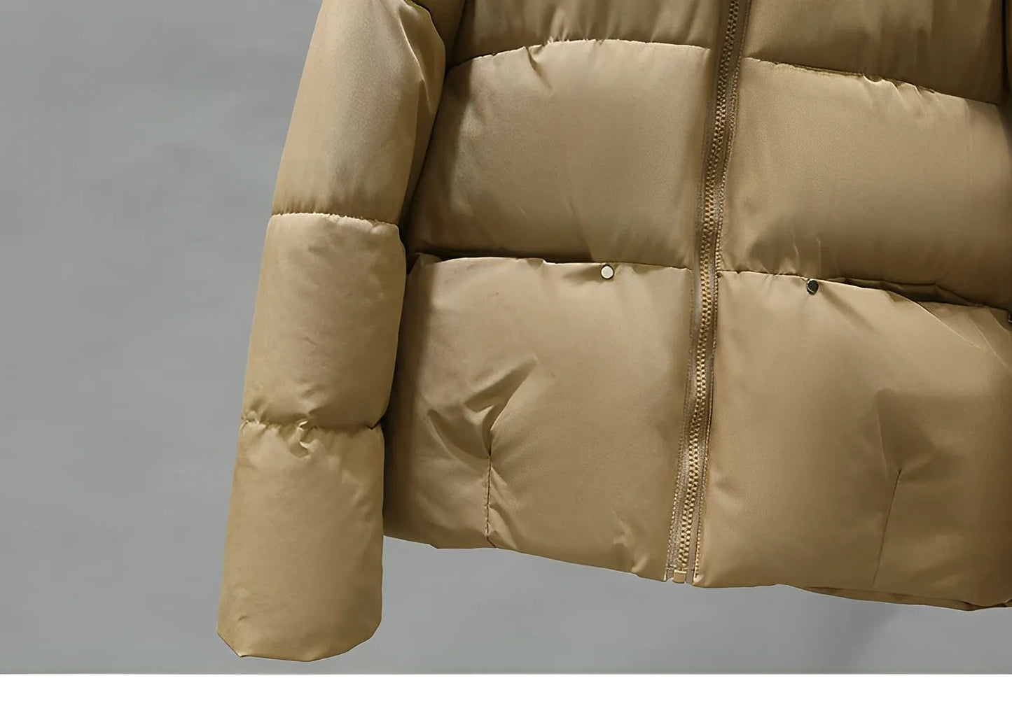 Warmer Frauen-Wintermantel 2024: Eleganter Puffermantel Trend