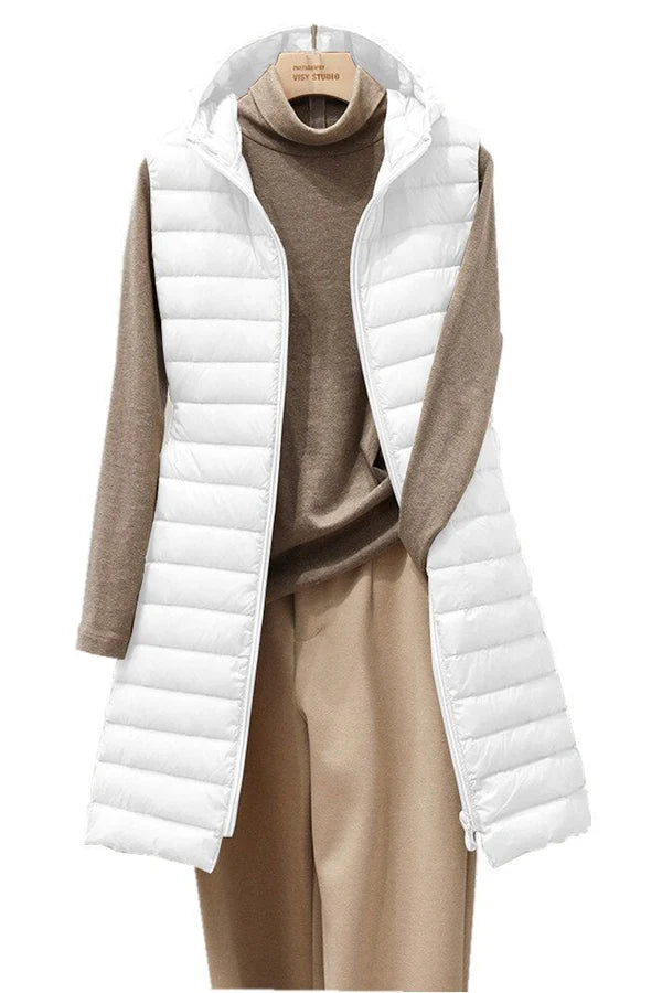 Amalie - modische steppjacke mit kapuze