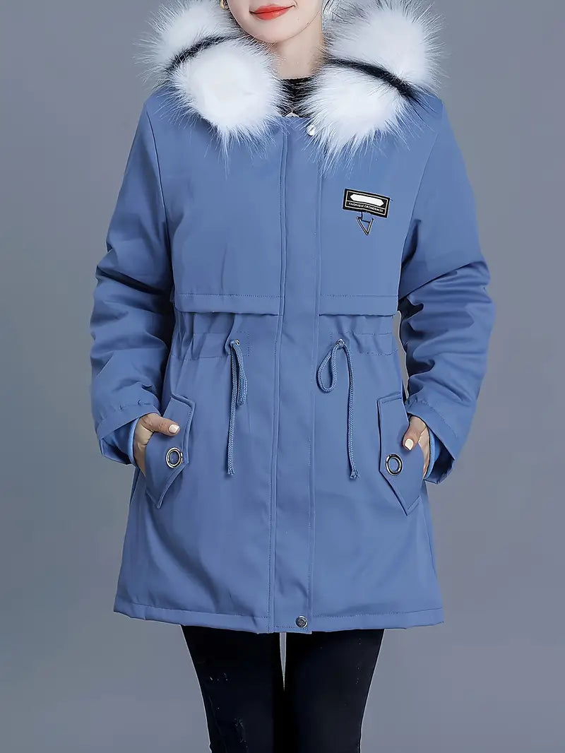 Brittany - Kapuzenjacke mit anpassbarem Buchstabenaufdruck und bequemer Passform
