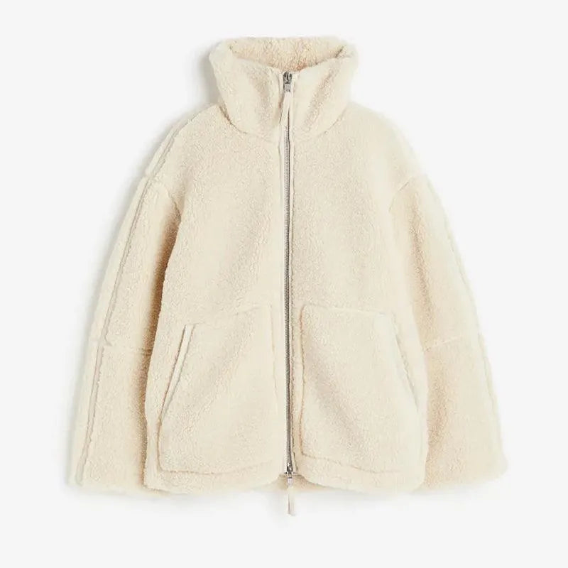 Warmer Frauen Teddy-Wintermantel - Elegant & Kuschelig für Winter
