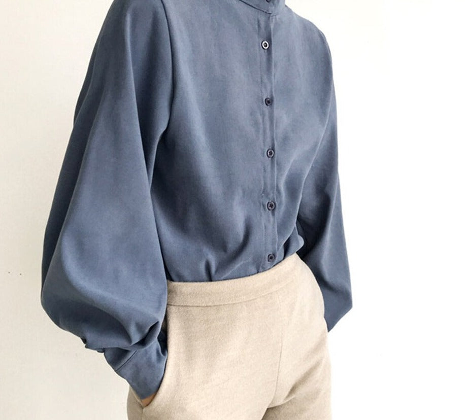 Bluse mit Puffärmeln - Leonora