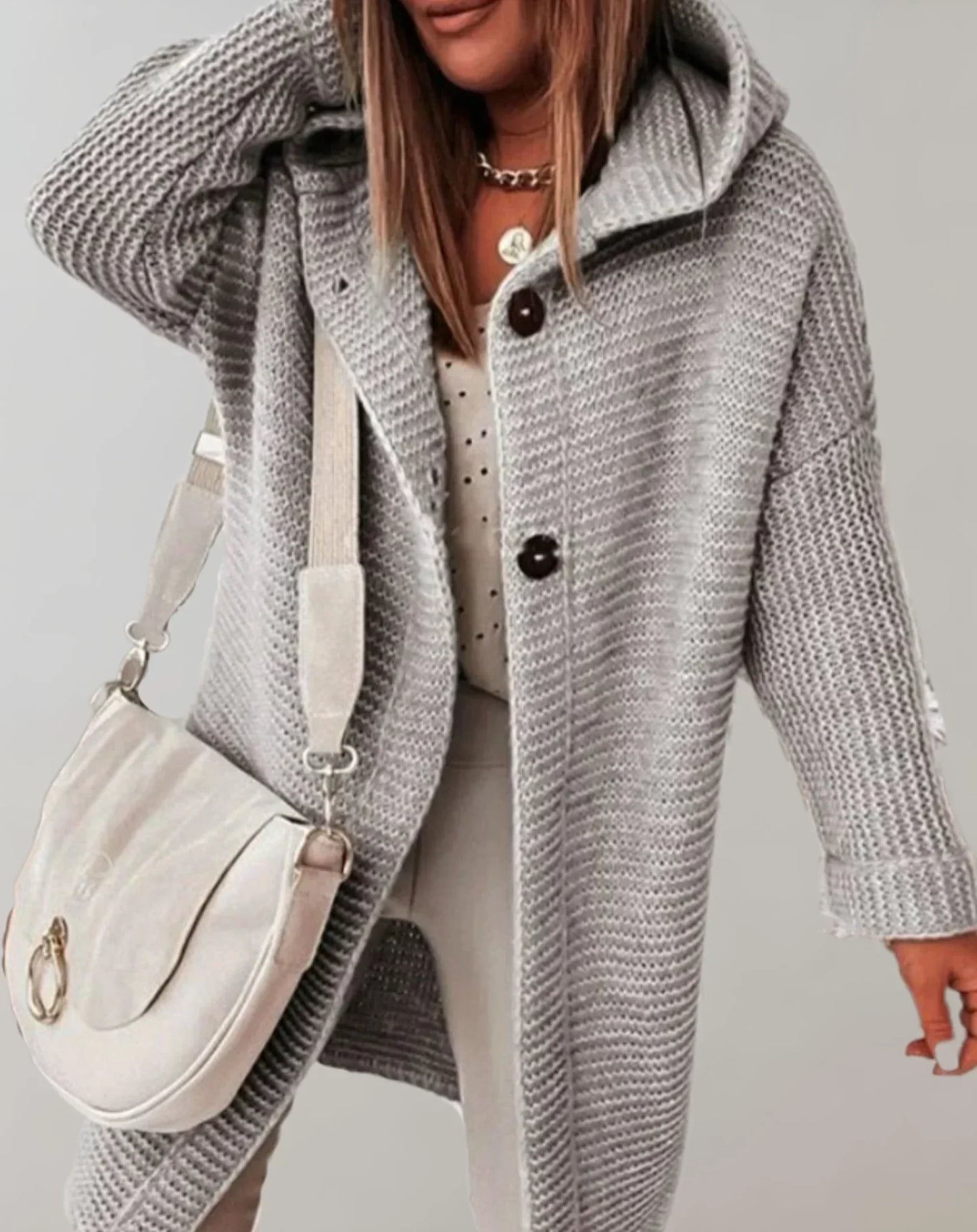 Iris - Stylische gerippte Kapuzenjacke für Frauen