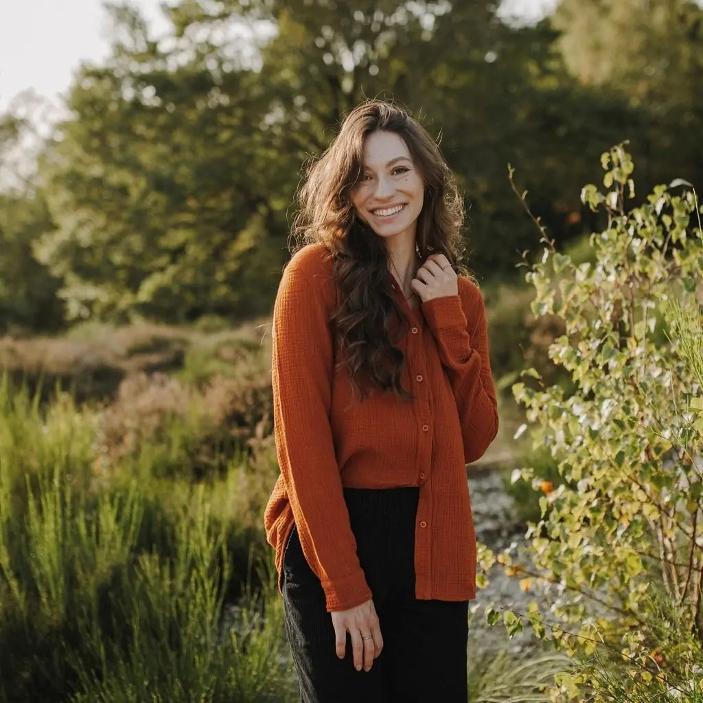 Amira - Musselin Bluse für Frauen