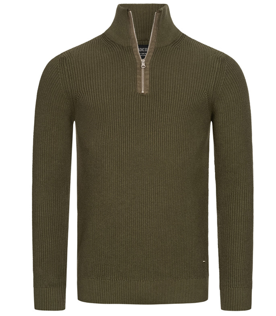 TOMMY - Stylischer Zipper-Pullover für Herren (italienisches Design)