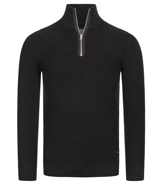 TOMMY - Stylischer Zipper-Pullover für Herren (italienisches Design)
