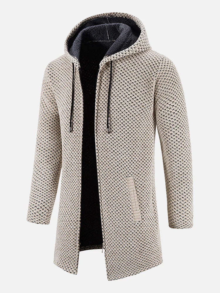 CHRIS - Langer Sweater mit Fleece