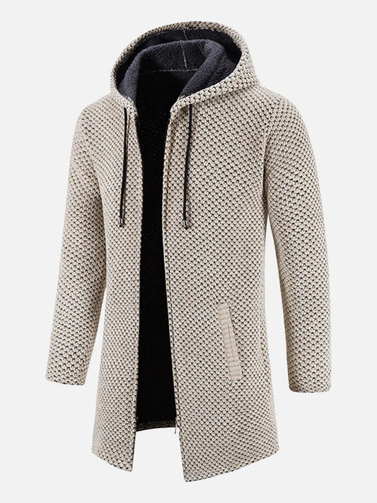 CHRIS - Langer Sweater mit Fleece