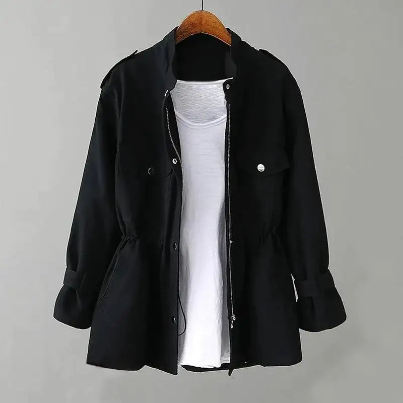 Anica - Taillierte Jacke mit Stehkragen