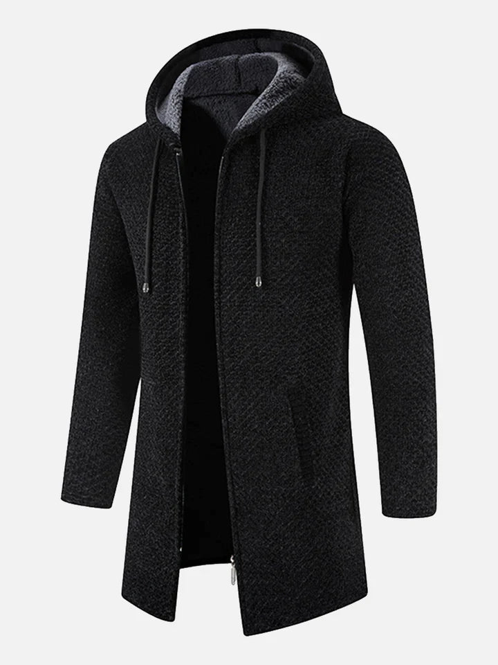 CHRIS - Langer Sweater mit Fleece