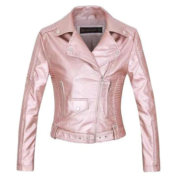 Mia - Elegante Premium Lederjacke für Damen