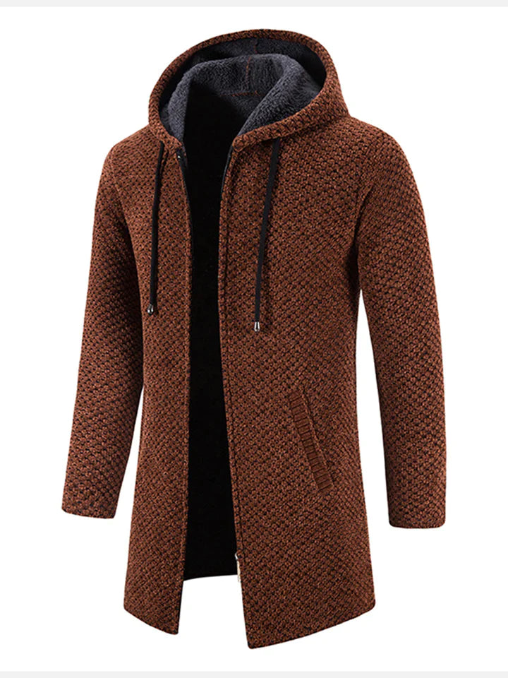 CHRIS - Langer Sweater mit Fleece