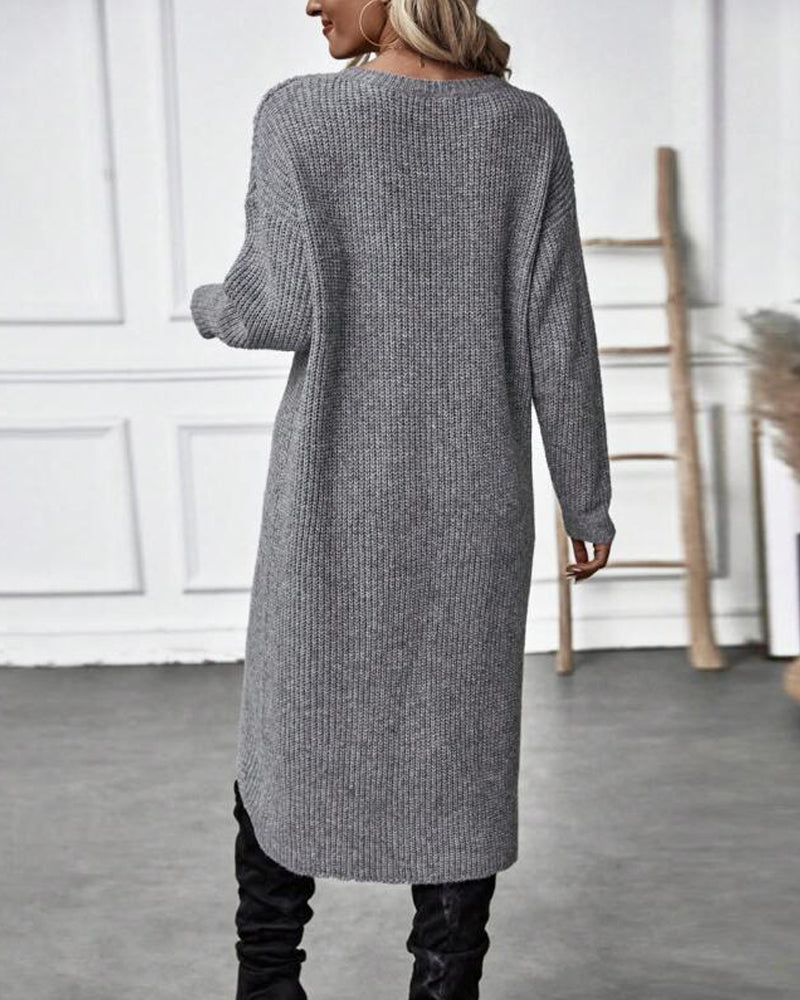 LEILAH - Eleganter Langer Pullover