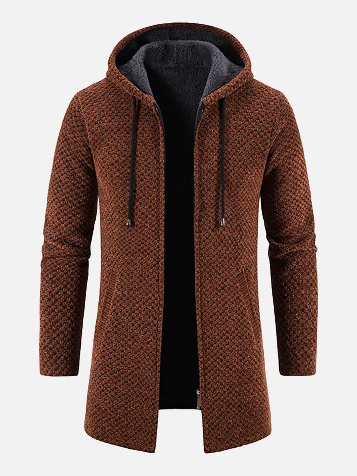 CHRIS - Langer Sweater mit Fleece
