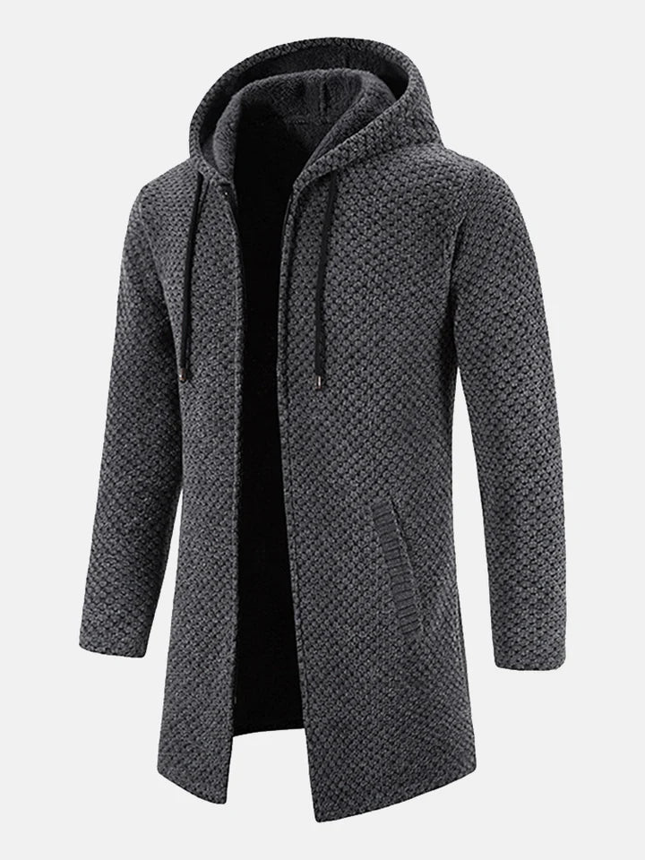 CHRIS - Langer Sweater mit Fleece