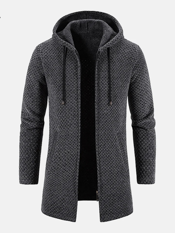 CHRIS - Langer Sweater mit Fleece