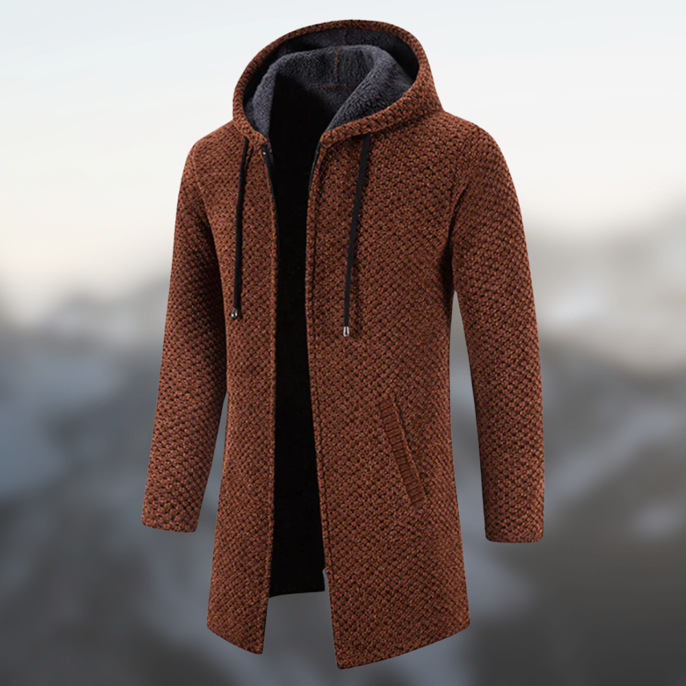 ANDRÉ - Langer Sweater mit Fleece