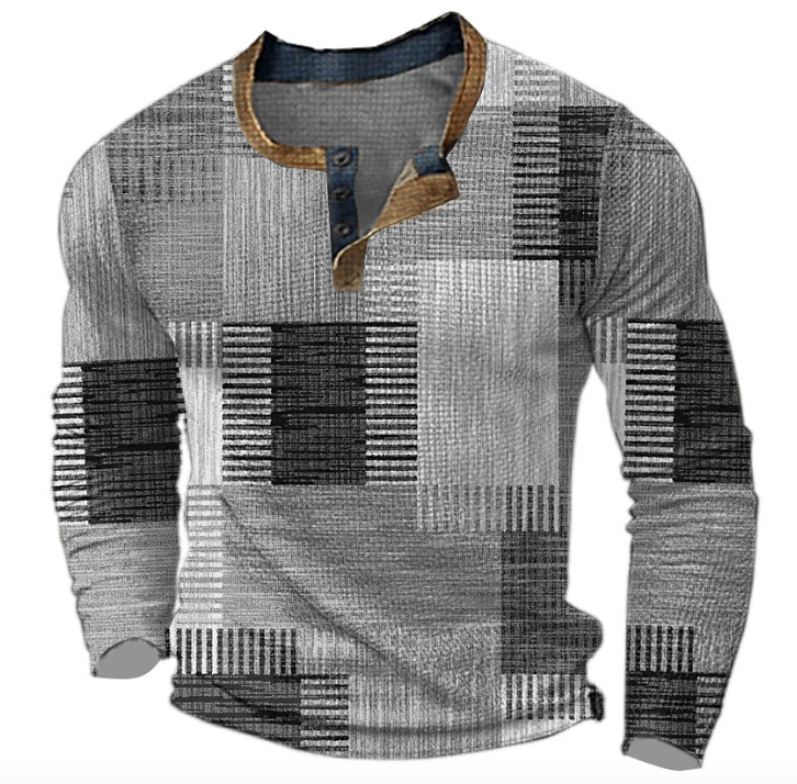 ANTONIO - Stylischer Pullover mit Waffel-Struktur für Herren (italienisches Design)