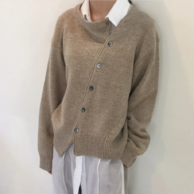 LOLO - Couture Jacke aus kuschligem Material mit verspielter Knopfleiste