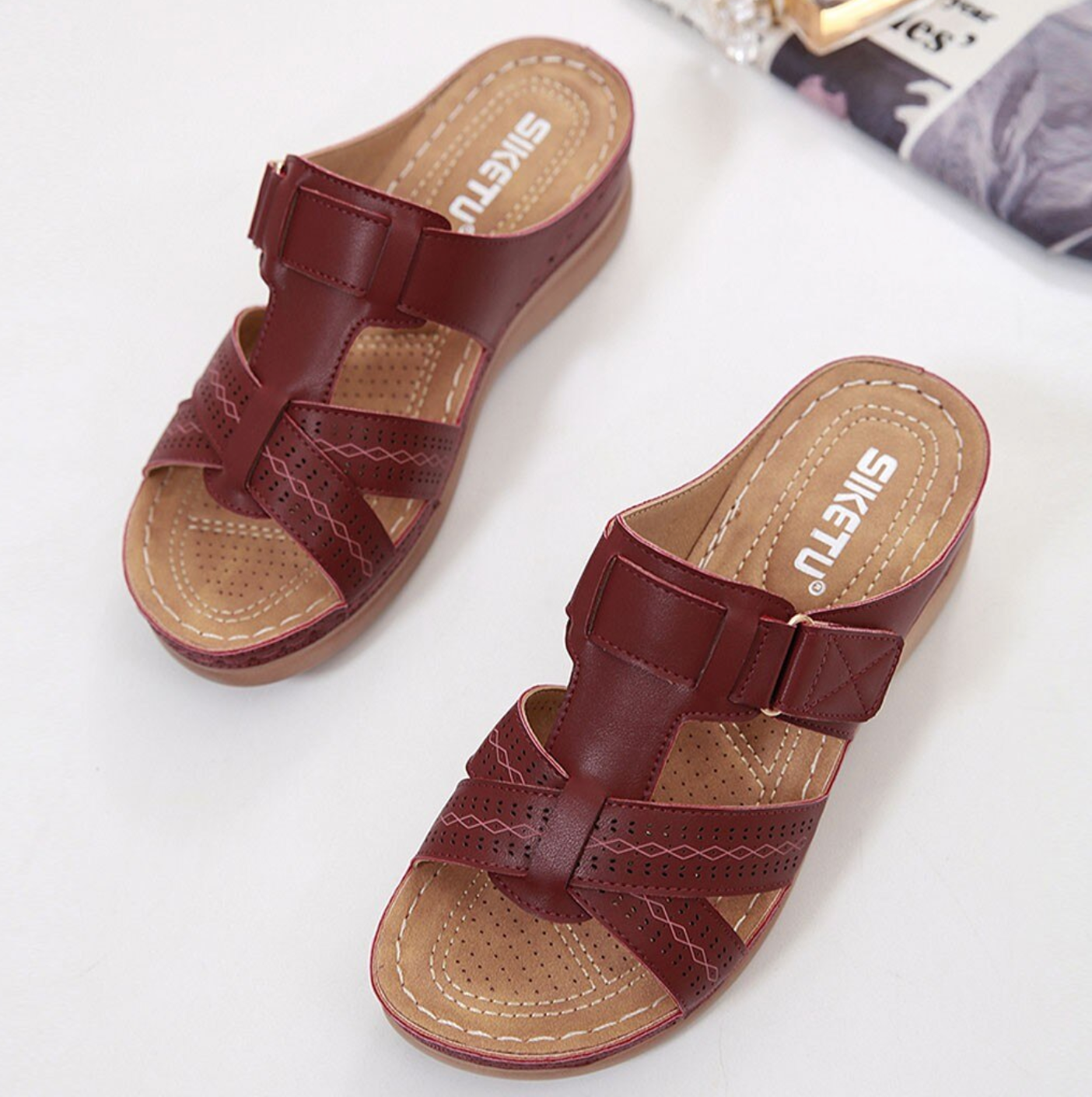 EASYWALK - Bequeme Orthopädische Sandalen mit extra weicher Sohle für weniger Fußschmerzen und mehr Körperbalance