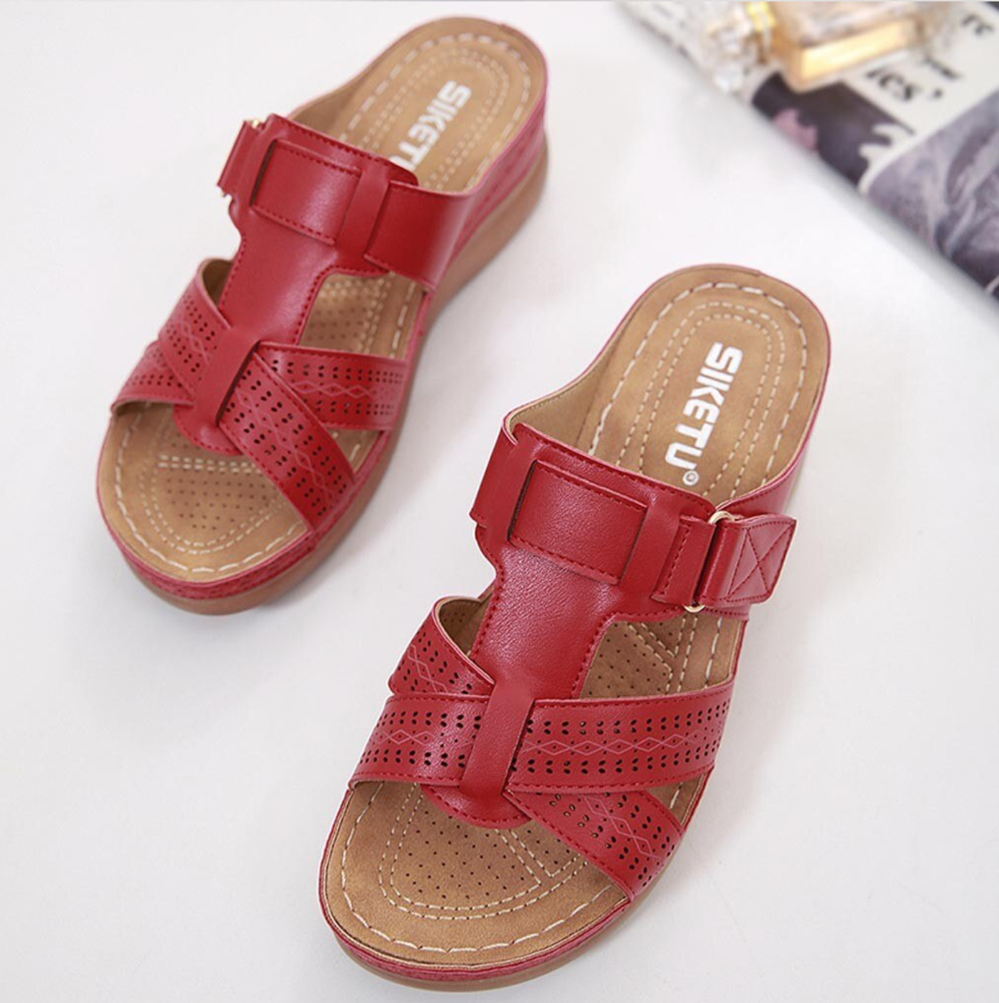 EASYWALK - Bequeme Orthopädische Sandalen mit extra weicher Sohle für weniger Fußschmerzen und mehr Körperbalance