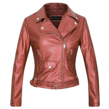 Mia - Elegante Premium Lederjacke für Damen