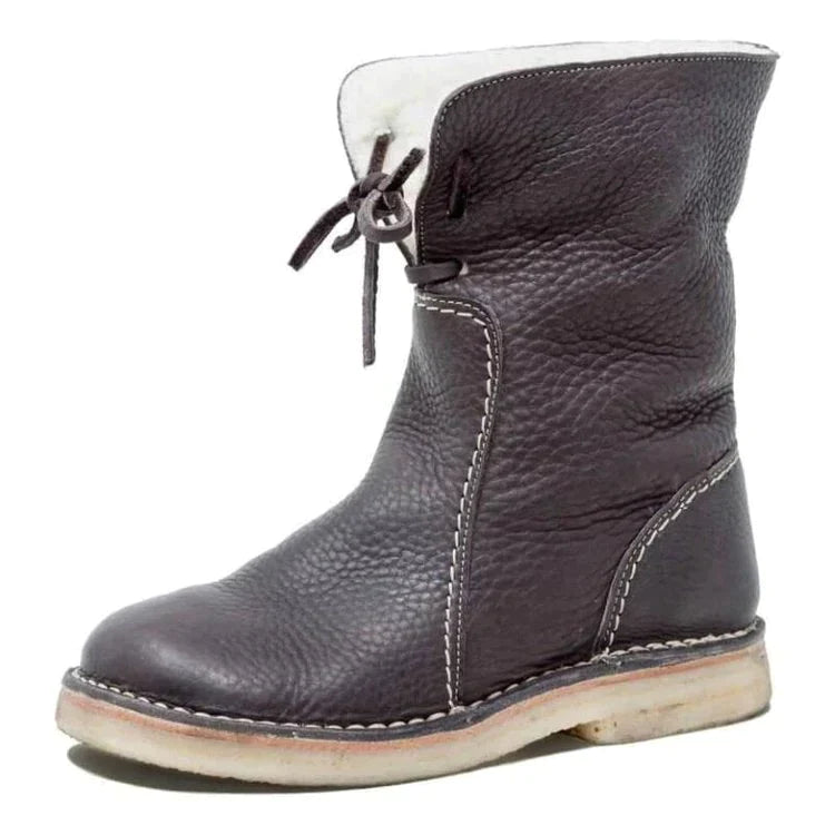 ALEXI - Stylische und bequeme Lederboots mit warmem Innenfutter