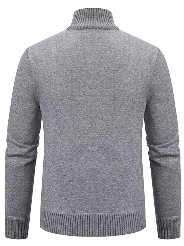 Tom Polo - Stylischer Zipper-Pullover für Herren (italienisches Design)