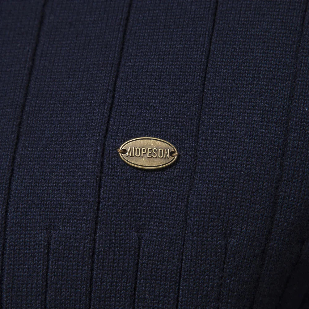 Aiopeson - Modischer Pullover mit Reißverschluss