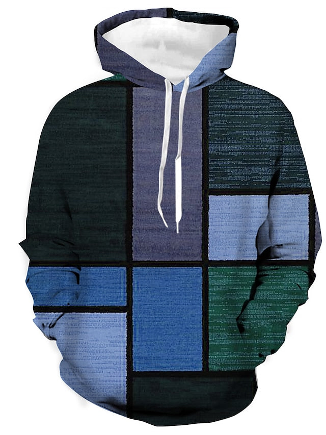MILL - Stylischer Winter-Hoodie aus Baumwolle mit Karomuster
