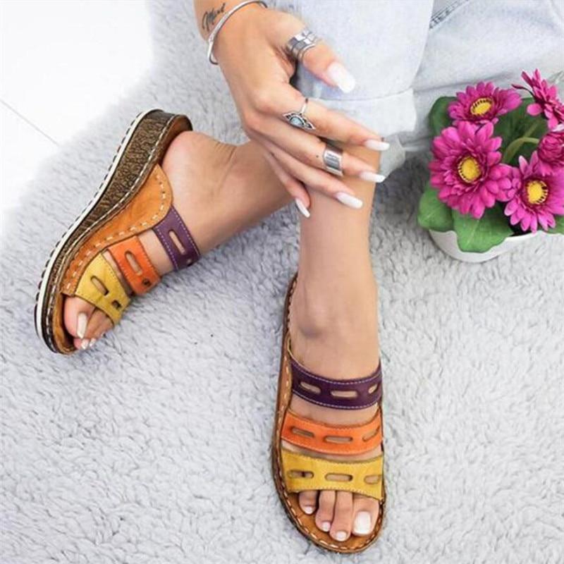 3COLOR - Premium Orthopädische Sommersandalen mit Gesundheitssohle
