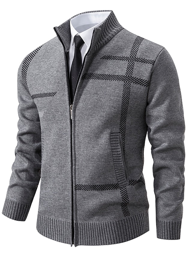 Tom Polo - Stylischer Zipper-Pullover für Herren (italienisches Design)