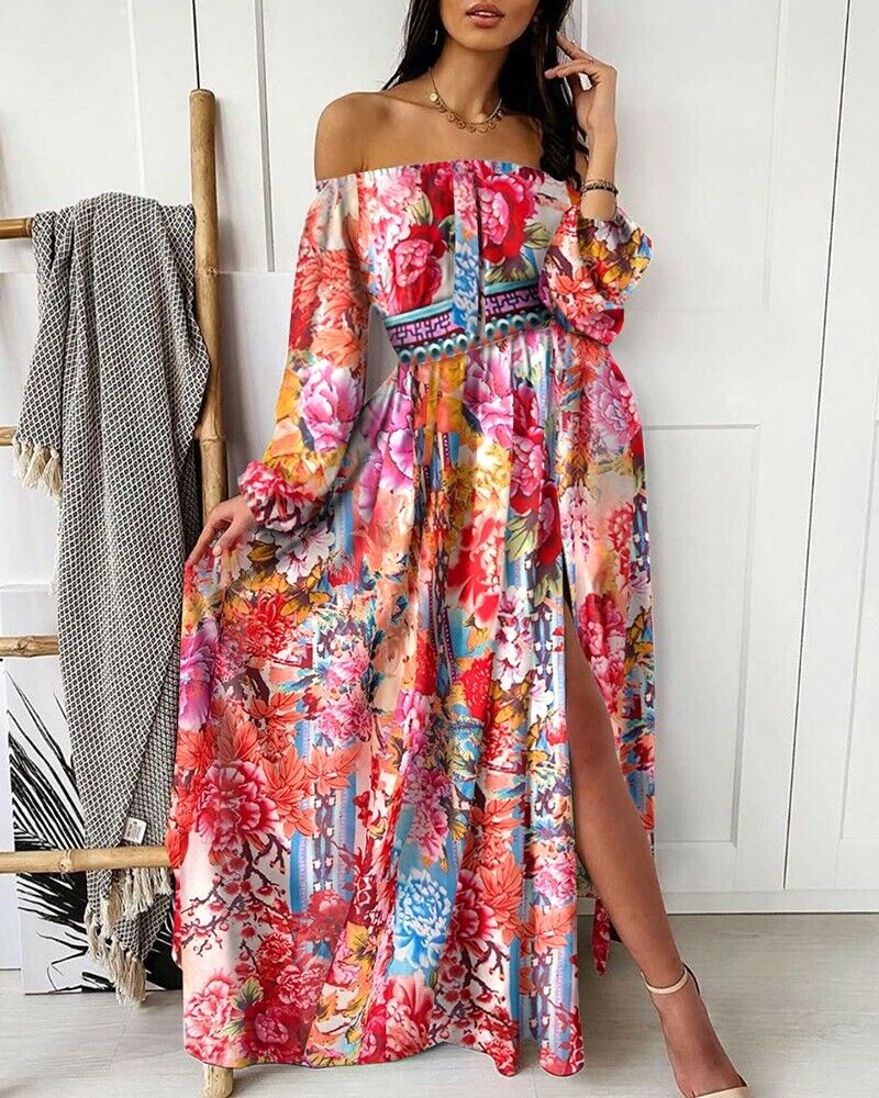 Callie - einzigartiges schulterfreies sommer kleid