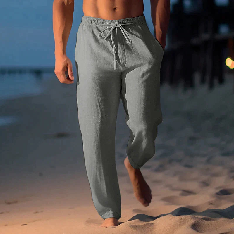 Homer - Hochwertige lockere Leinen Hose für den Sommer