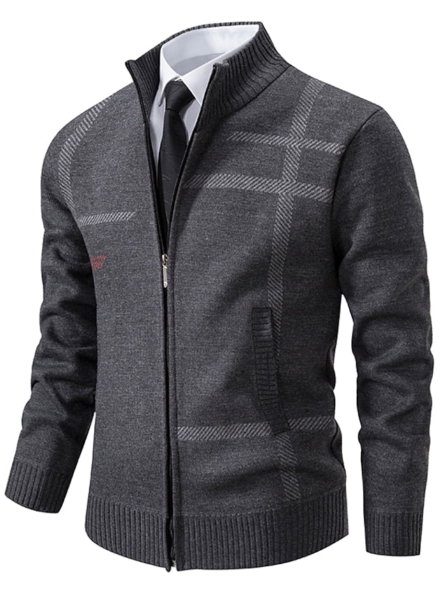 Tom Polo - Stylischer Zipper-Pullover für Herren (italienisches Design)