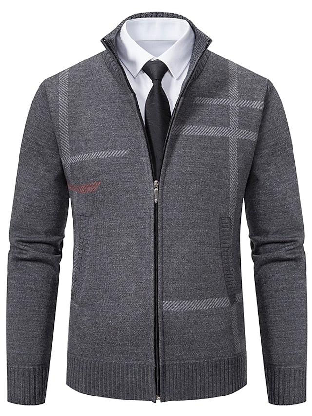 Tom Polo - Stylischer Zipper-Pullover für Herren (italienisches Design)