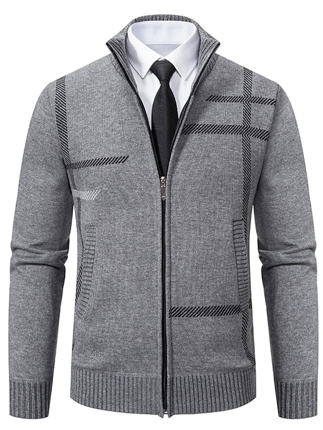 Tom Polo - Stylischer Zipper-Pullover für Herren (italienisches Design)