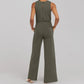 Desiree - Ärmelloser fester Jumpsuit