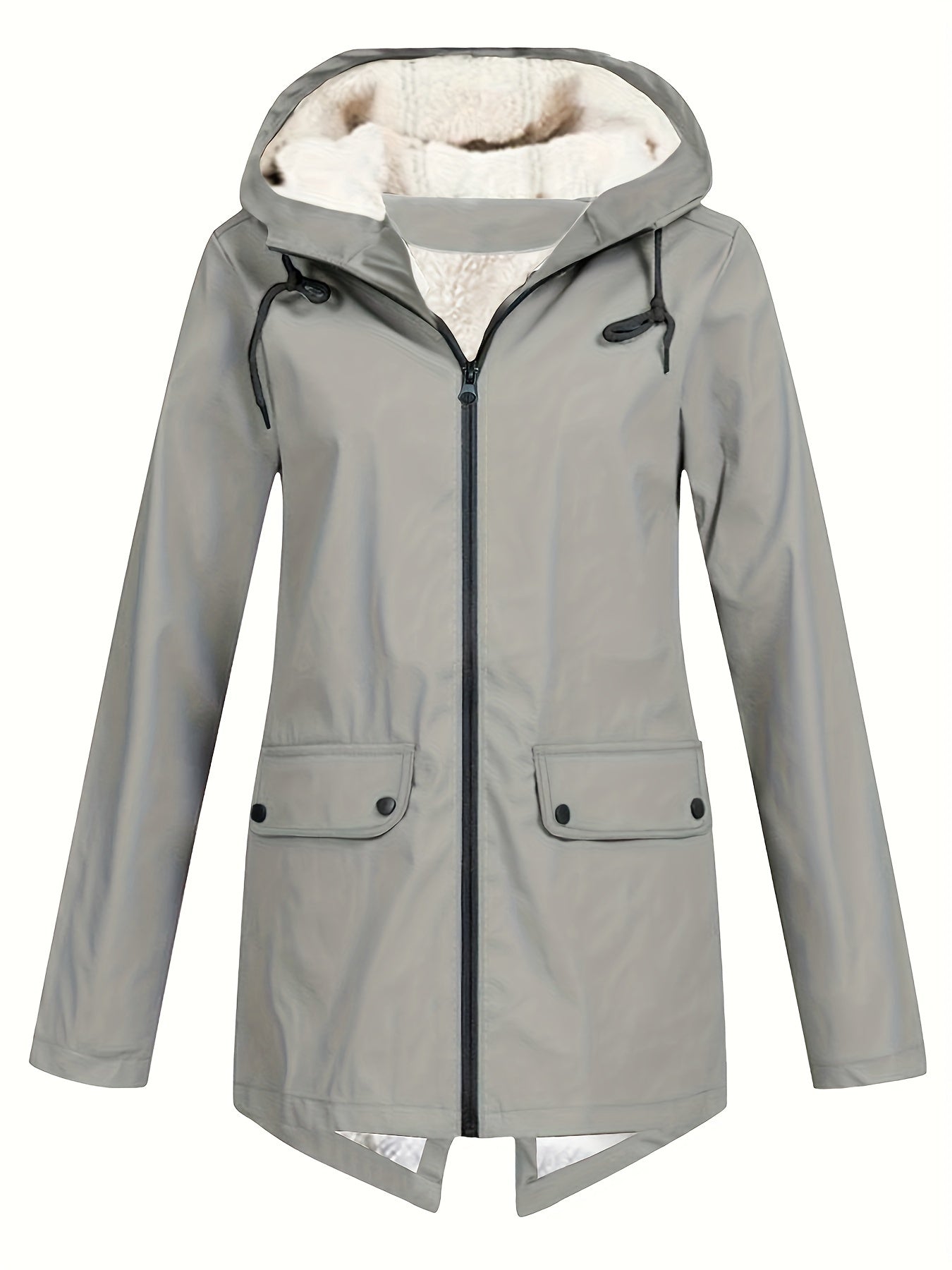 Damen-Trenchcoat mit Reißverschluss