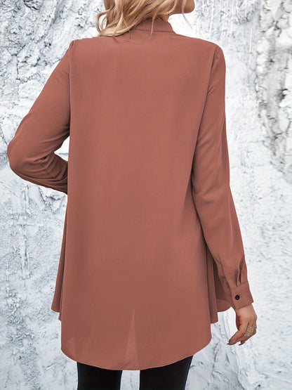 Schokoladenbraunes Hemd - Isabelle