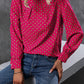 Bluse im Vintage-Stil und mit Aufdrucken