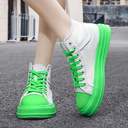 Stylische High-Top Canvas-Sneaker mit Schnürung - Felix